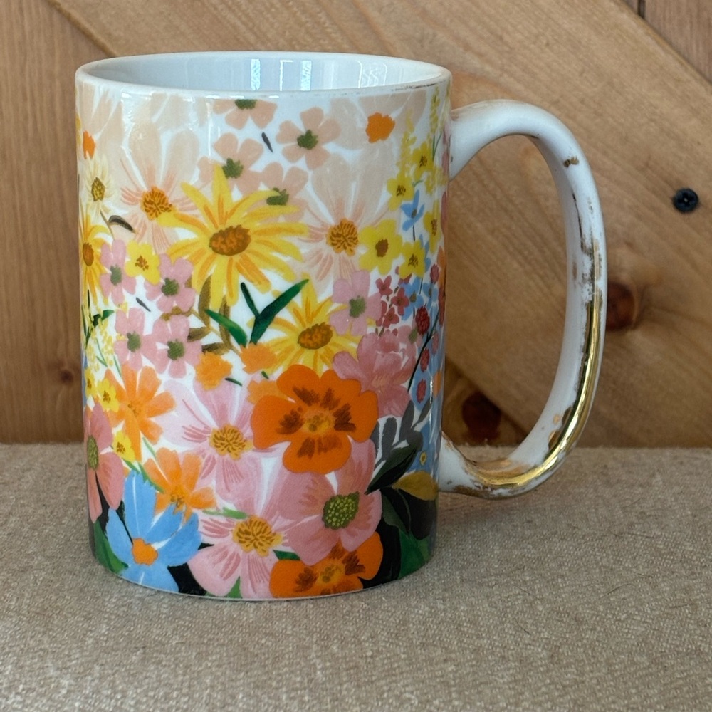RIFLE PAPER CO. Marguerite Porcelain Mug